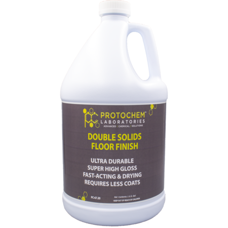 PROTOCHEM LABORATORIES 20% Double-Solids High-Gloss Floor Finish 20%, 1 gal., PK4 PC-67.20-1